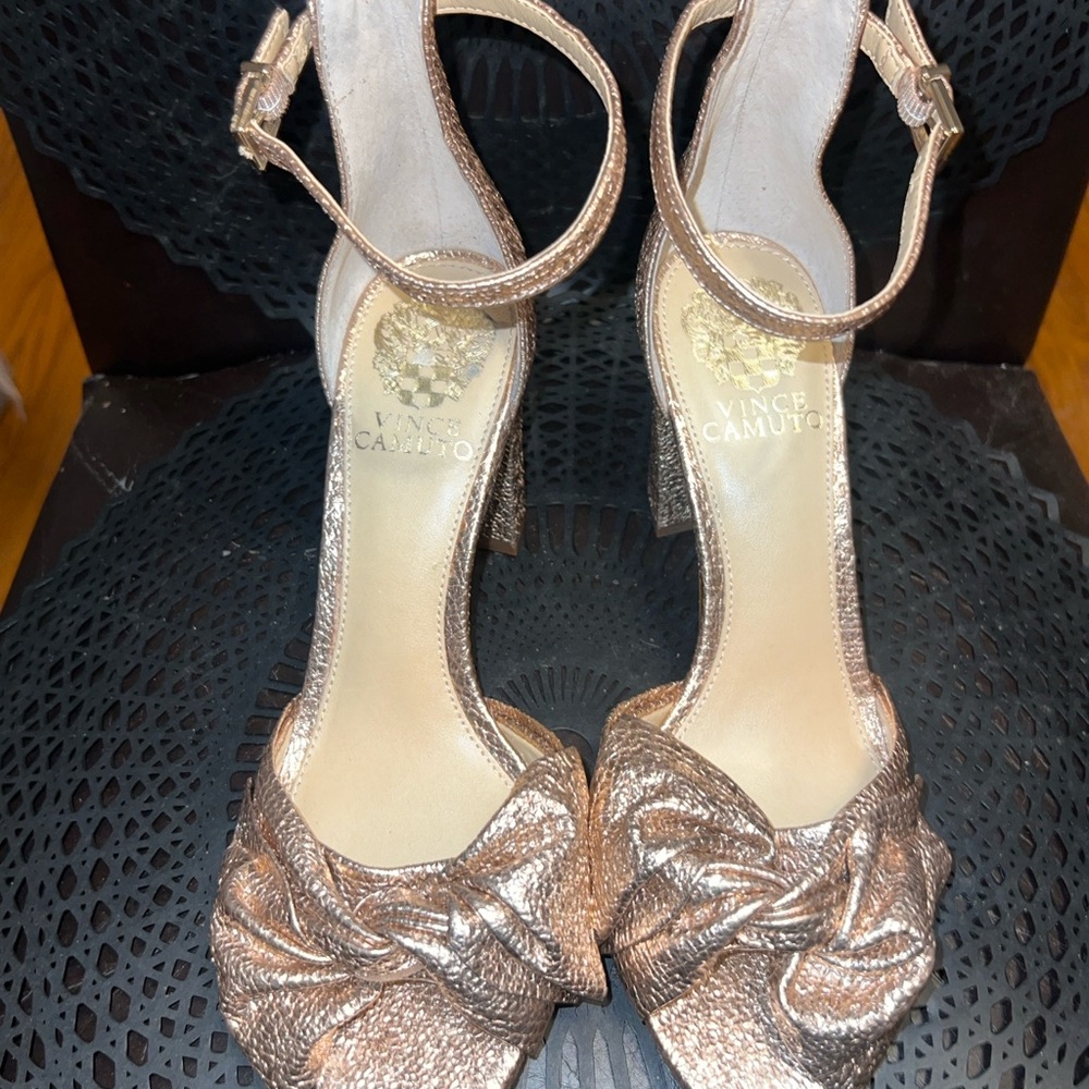 Vince Camuto Women's Metallic Heeled Sandals